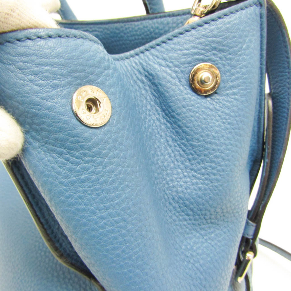 PRADA Blue Shoulder Bag - Picture 9 of 16